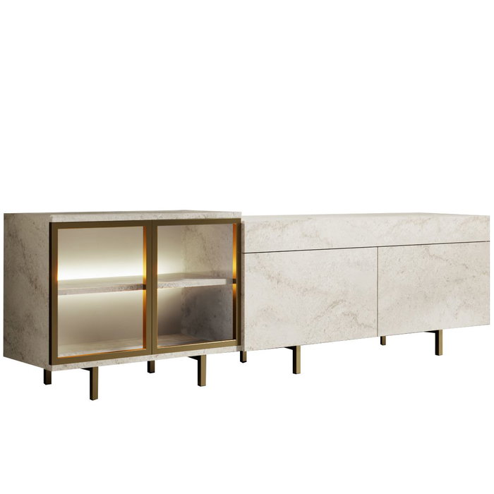 Hanah Home Vienna - Travertino, Gold